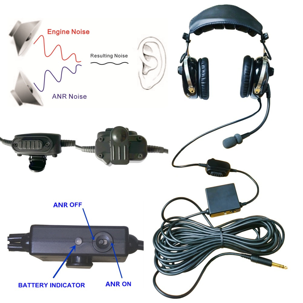 ground support headset for aircraft airport ground screw UFQ aviation
