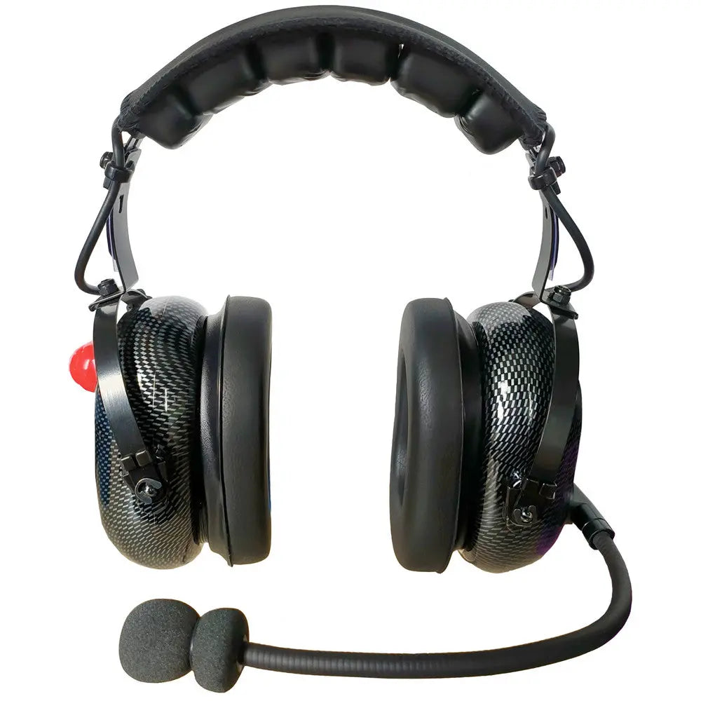 Carbon fiber OTH racing headset for 2 way radio heavy duty CFRH-2000F