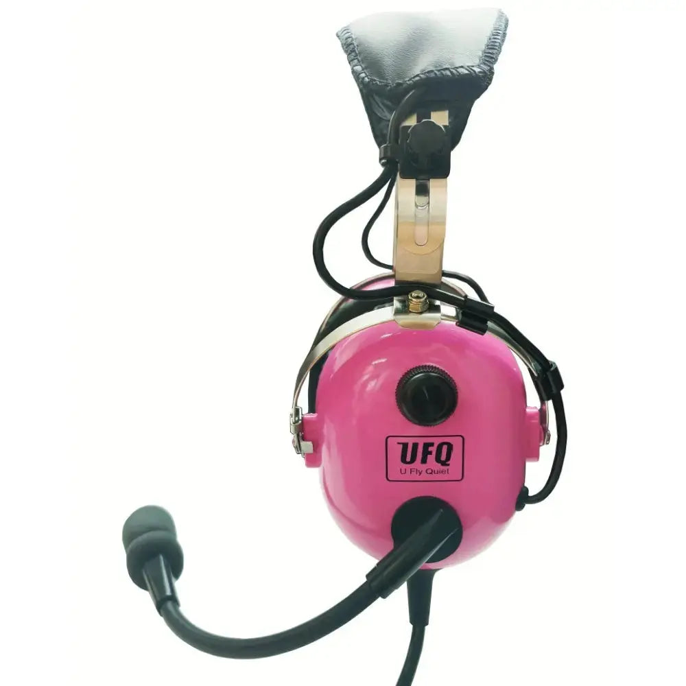 pink aviation headset