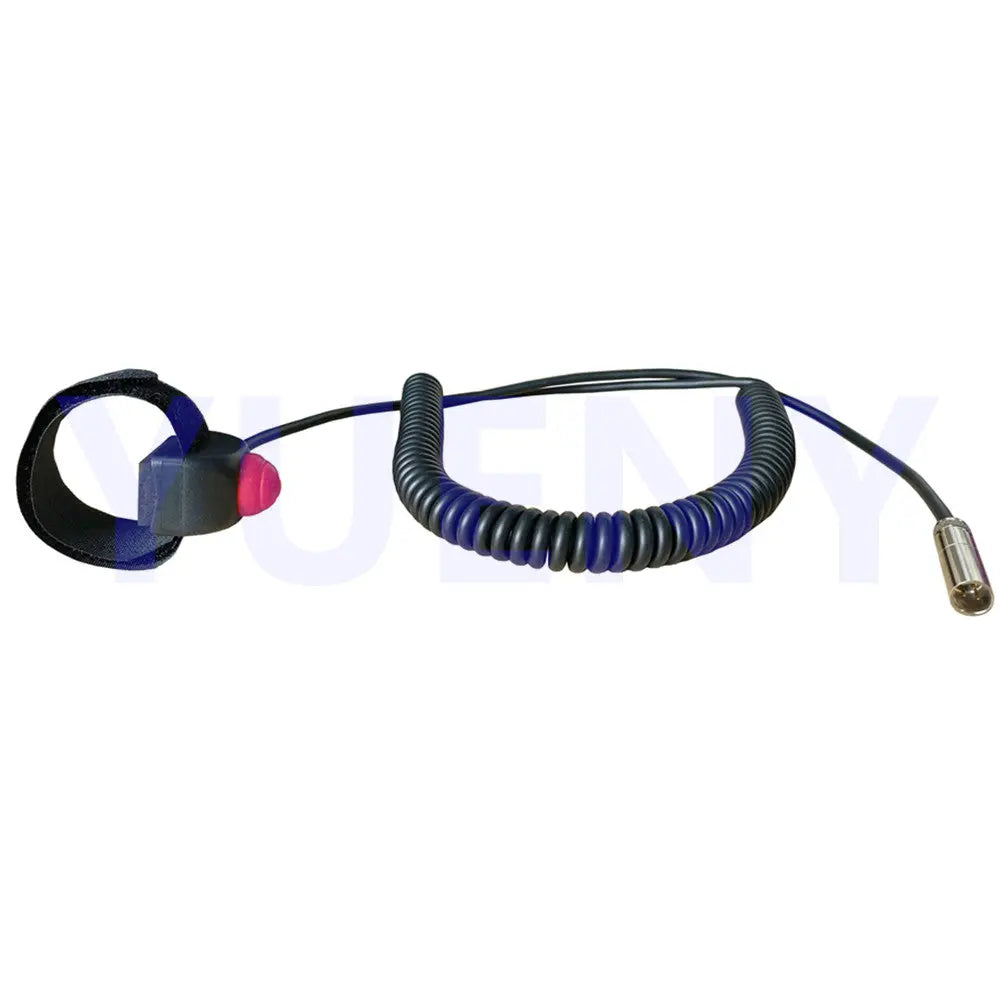 Velcro mount PTT push to talk coil cable