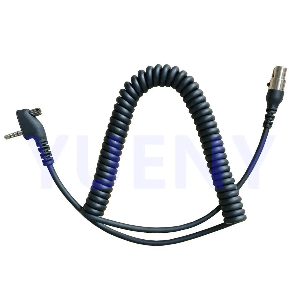 Vertex radio to headset coil cord cable Y1