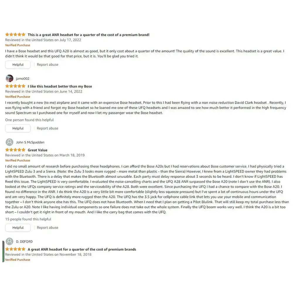 carbon fiber aviation headset bluetooth ANR UFQ BT A38 ultra light weight(复制)