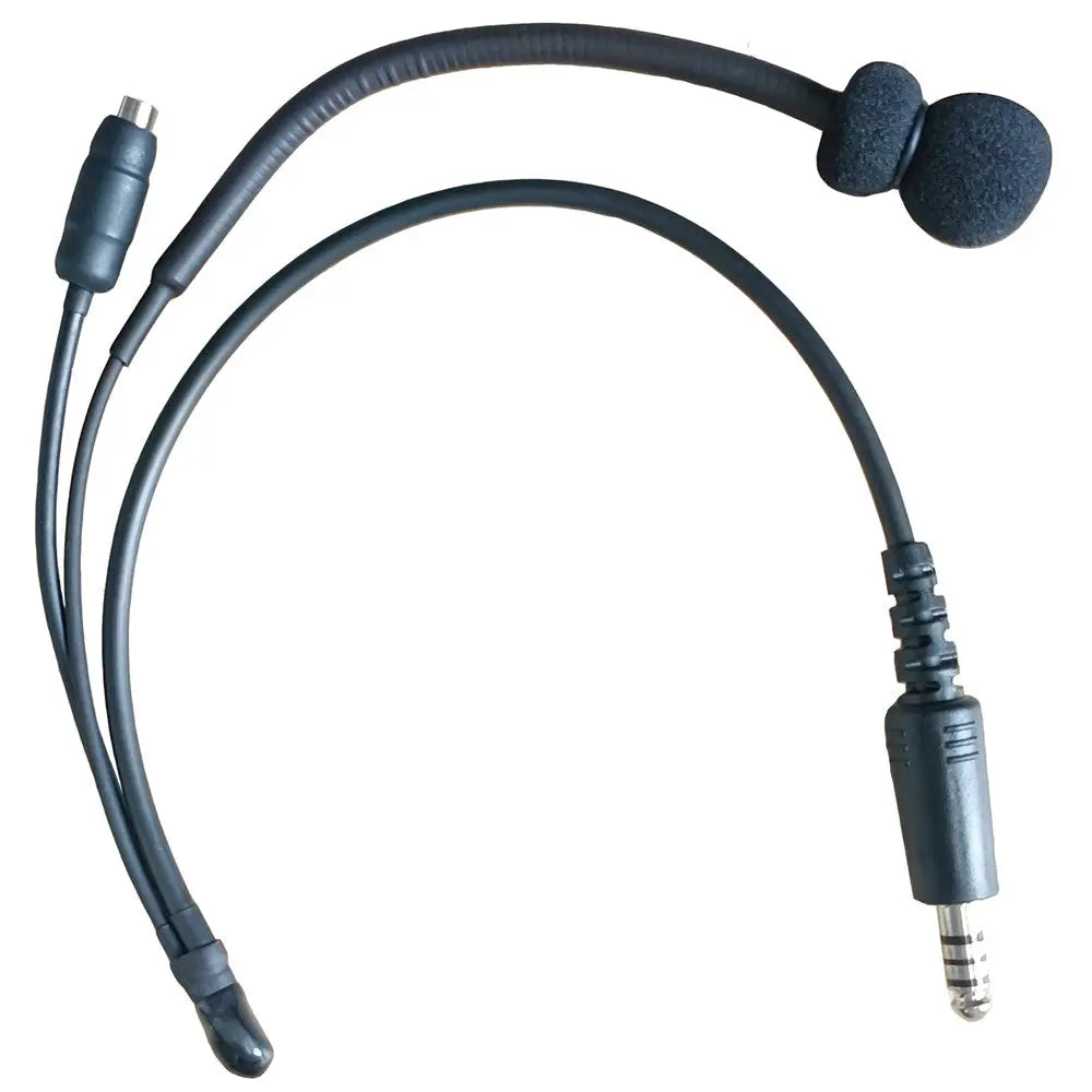 imsa helmet kit with mic 3.5mm ear bud jack and straight cable M303