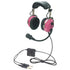 UFQ pink ANR aviation headset with active noise reduction