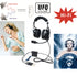 ANR A28 aviation headset pilot headsets great ANR and Hi-Fi speakers for music Free with bag UFQaviation
