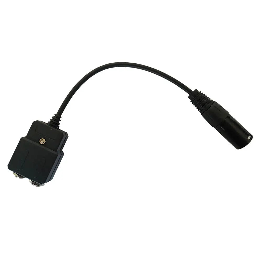 airbus headset adapter GA dual jacks to Airbus XLR 5 pin male UFQ GA-AB-2
