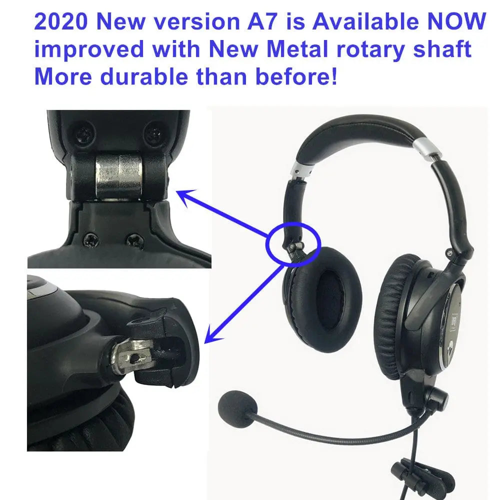 UFQ A7 ANR aviation headset SMALL Boxx A20 but the same ANR