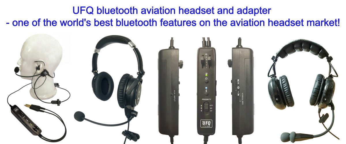 UFQ bluetooth aviation headsets