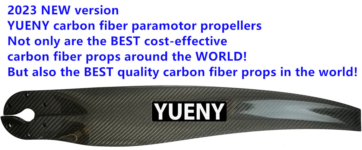 Why choose YUENY carbon fiber paramotor propellers BEST cost-effective arround the world UFQaviation