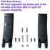UFQ A7 aviation headset nylon plastic part movable joint