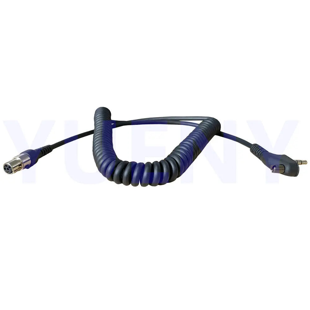 Vertex radio to headset coil cord cable Y1-2