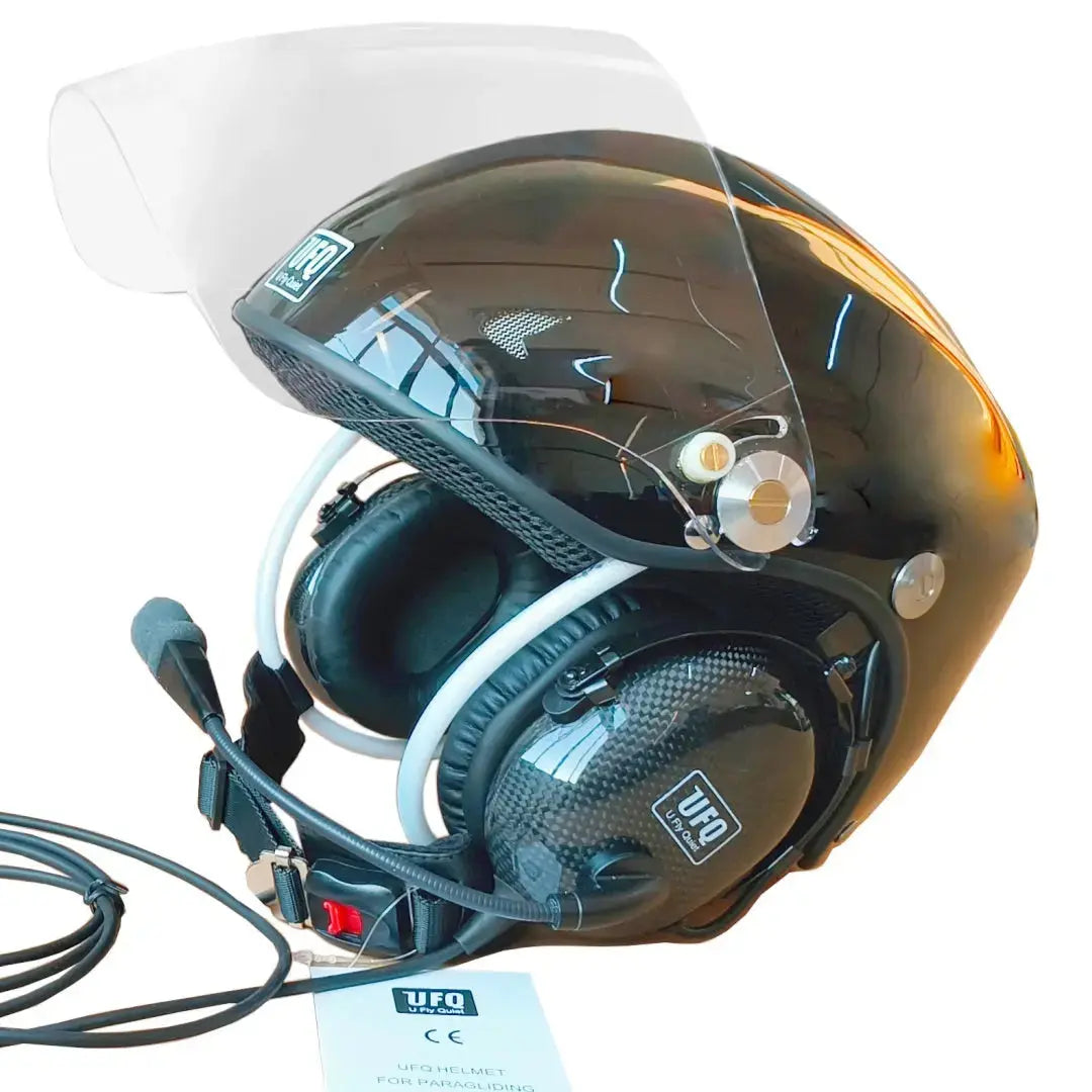 bluetooth ANR aviation helmet UFQ BT AHA38 carbon fiber helicopter
