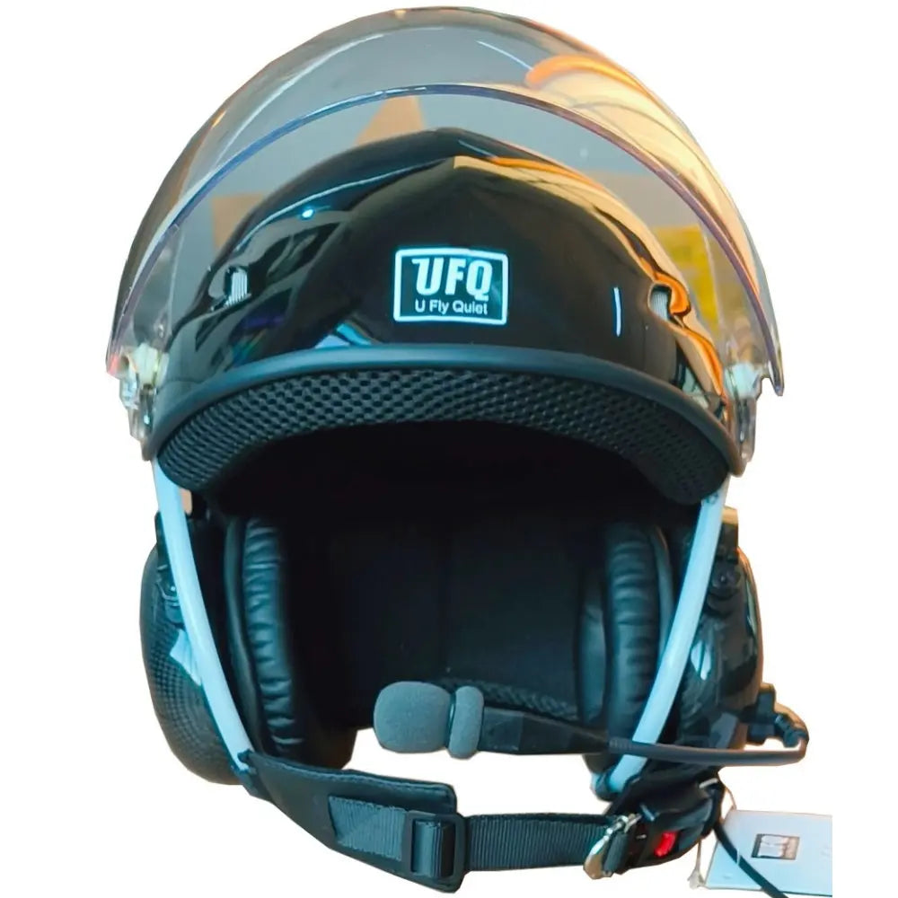 bluetooth ANR aviation helmet UFQ BT AHA38 carbon fiber helicopter bluetooth ANR aviation helmet UFQ BT AHA38 carbon fiber helicopter