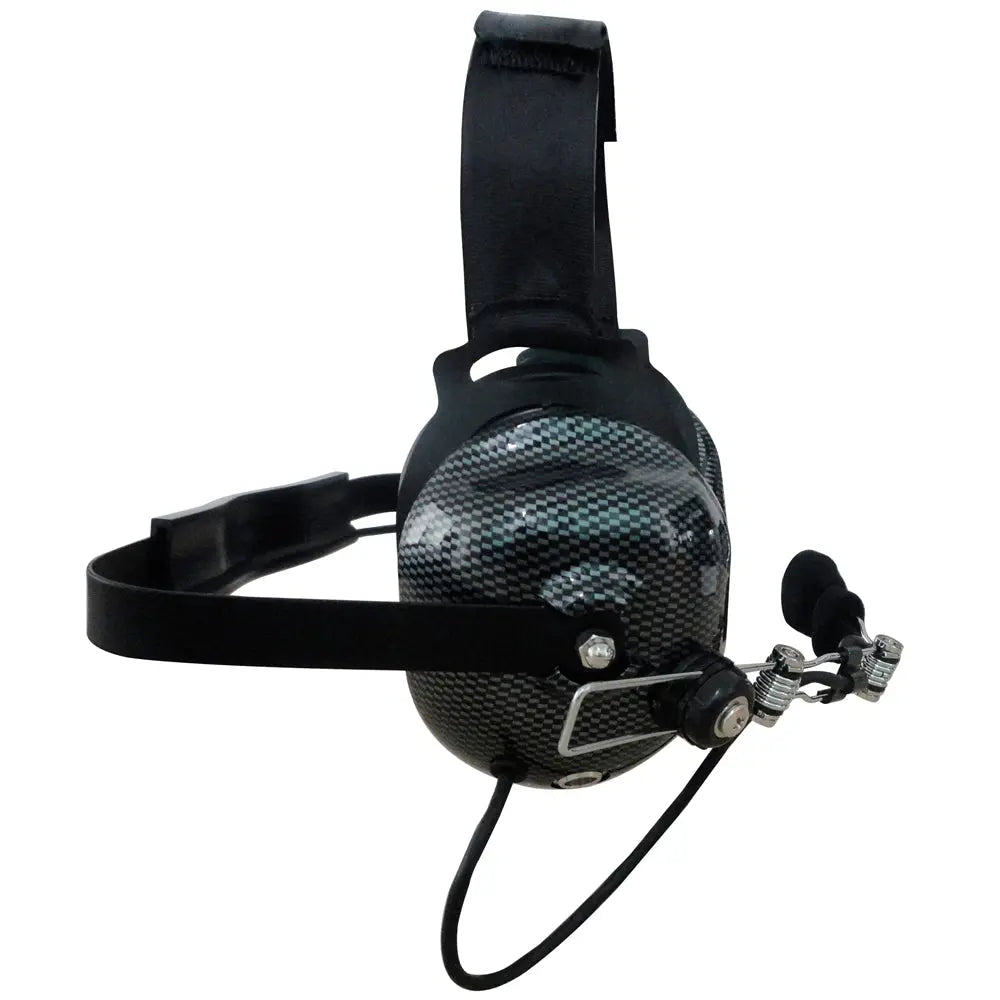 Carbon Fiber BTH racing headset for 2 way radio CFRH-8000W UFQaviation