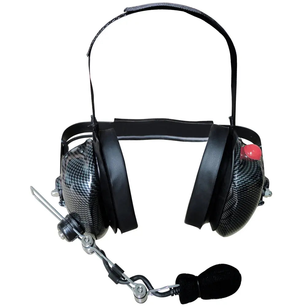Carbon Fiber BTH racing headset for 2 way radio CFRH-8000W UFQaviation