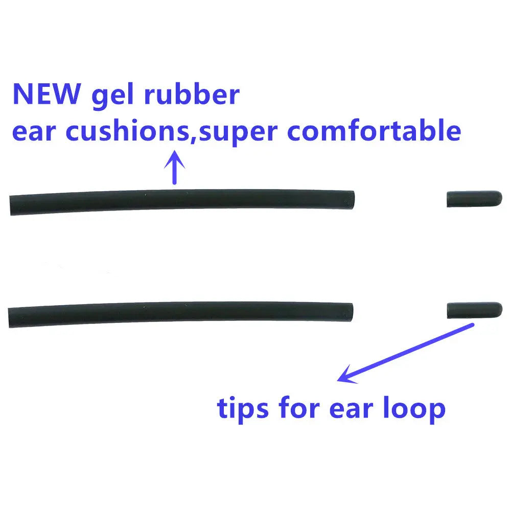 gel rubber ear cushions and tips for ear loop for UFQ in ear headset