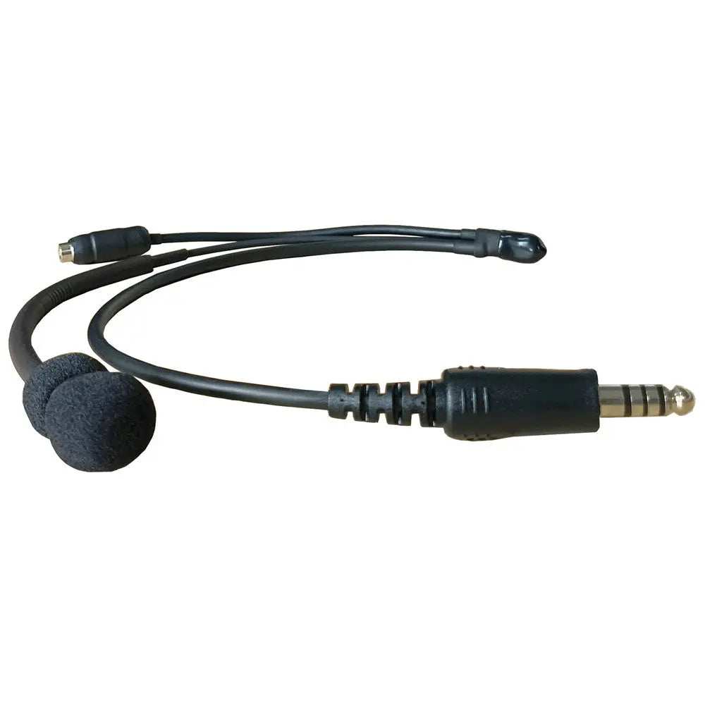 imsa helmet kit with mic 3.5mm ear bud jack and straight cable M303-2