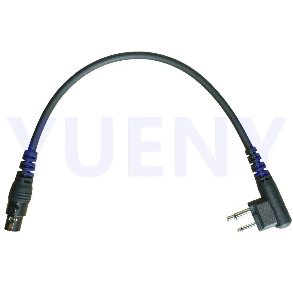 motorola 2 pin handheld radio jumper short cord cable M1-2
