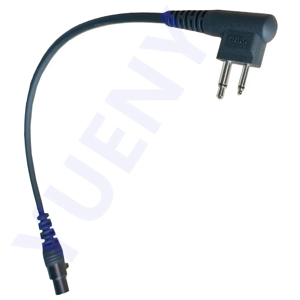 motorola 2 pin handheld radio jumper short cord cable M1-3