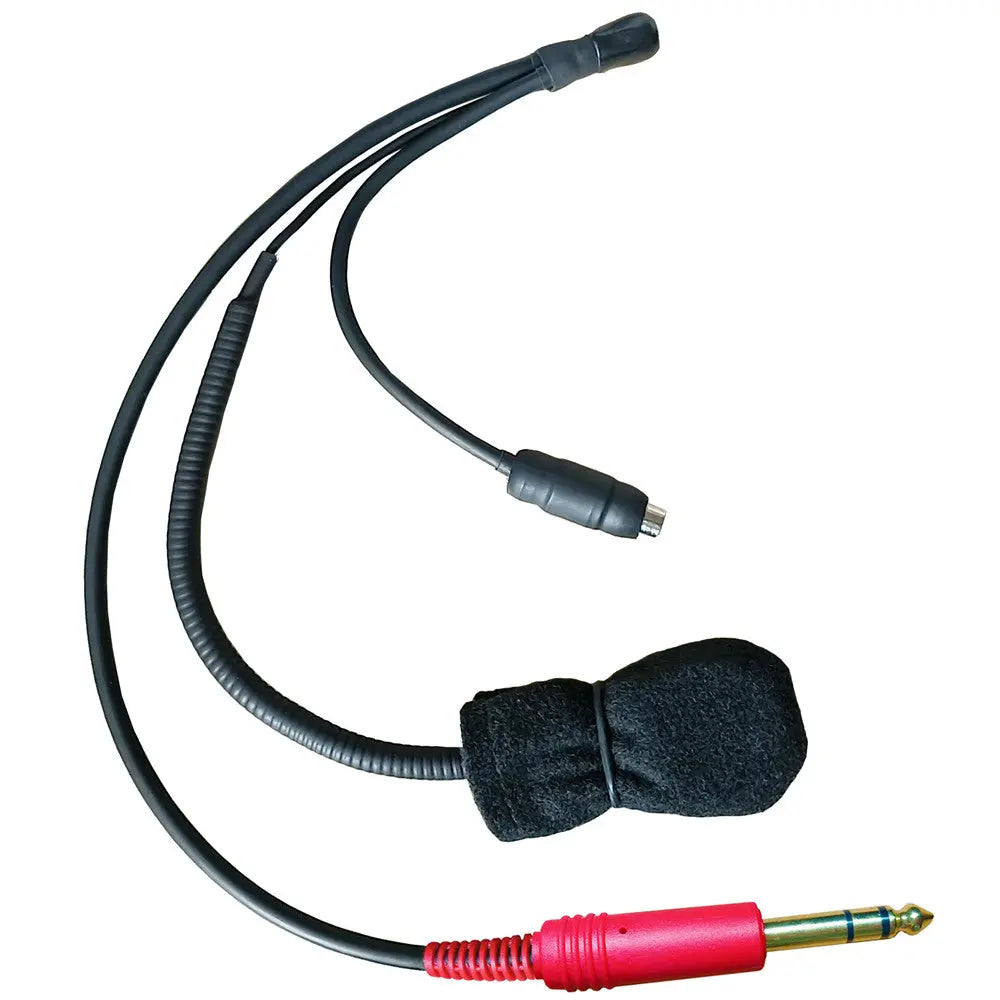 nascar helmet kit with mic 3.5mm ear bud jack and straight cable M101