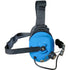 BTH heavy duty headset for two way radio blue RH-8000W-2