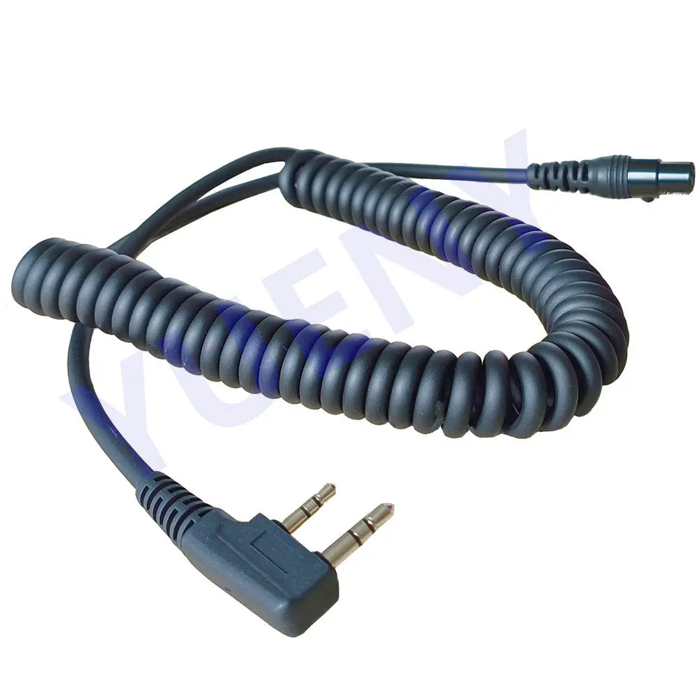 radio to headset coil cord cable kewood baofeng-2