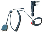 replace for icom opc-499 aviation headset adapter cable UFQ GA-ICOM-AV