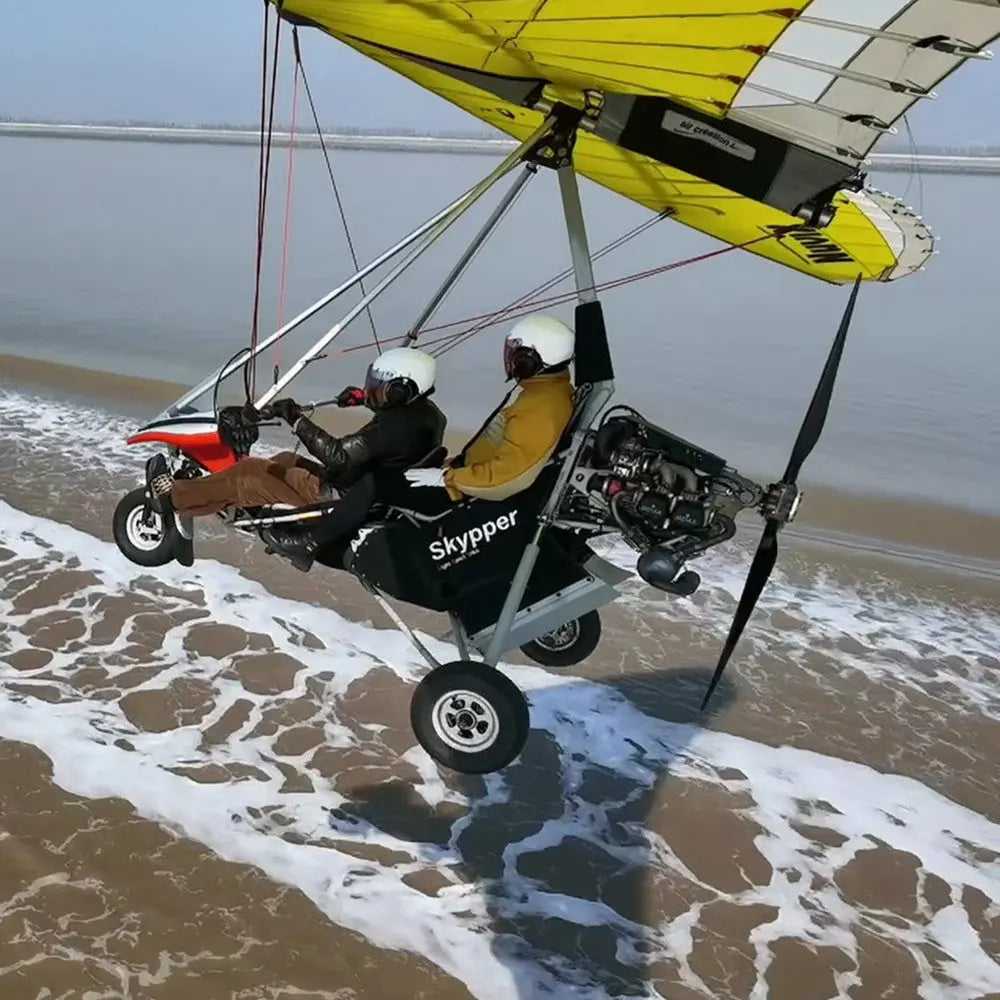 YUENY YIHH-2000F kit 2X paramotor helmets autogyro trike helmet with intercom designed for clear communication open cockpits YUENY