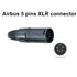 ANR A28 aviation headset pilot headsets great ANR and Hi-Fi speakers for music Free with bag UFQaviation