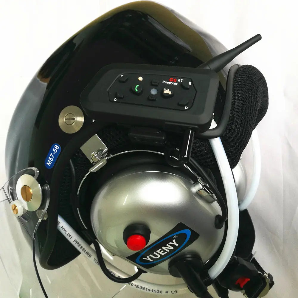 bluetooth paramotor helmet with intercom PPG helmet YUENY BTCFYPHH-2000F-3