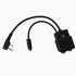 UFQ OPC-499 aviation headset adapter for ICOM IC-A6 A24 A22 A3 A14 A14S OPC-499 UFQaviation