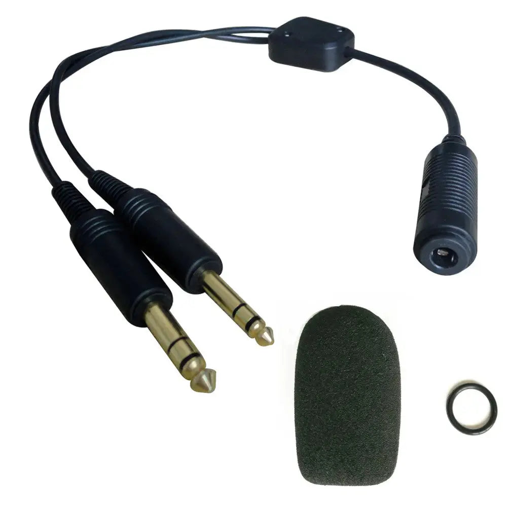 UFQ H-GA Helicopter to General Aviation Headset Adapter adapt your helicopter headset to a general aviation free with super high density sponge O ring UFQaviation