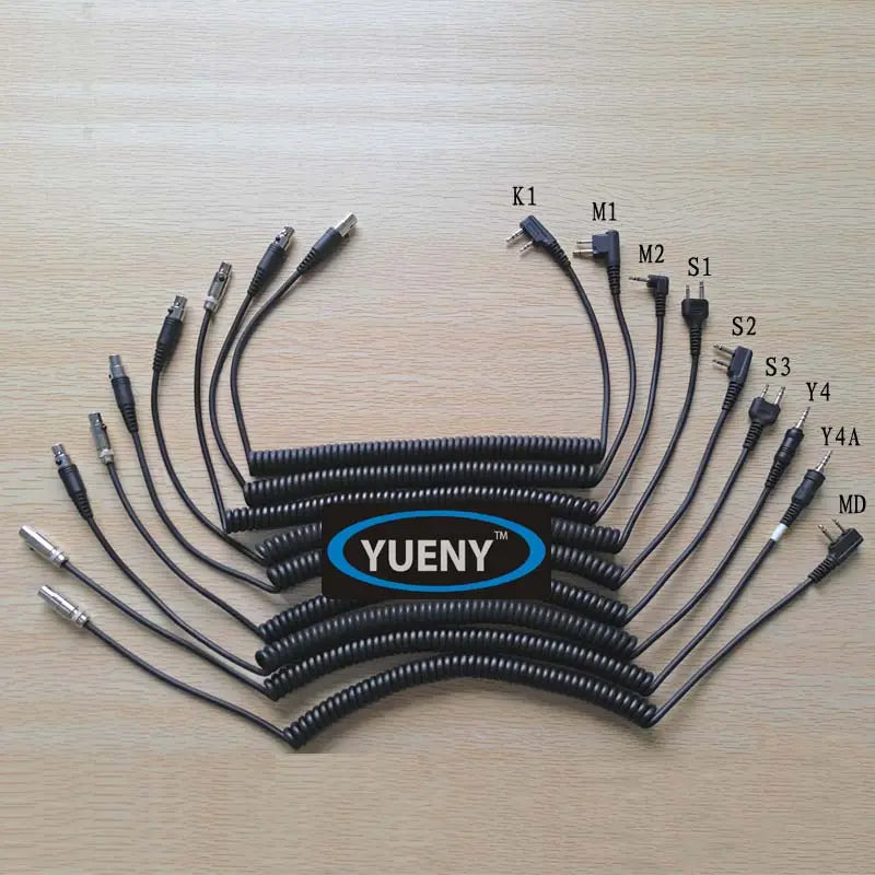 YUENY YIHH-2000F kit 2X paramotor helmets autogyro trike helmet with intercom designed for clear communication open cockpits YUENY